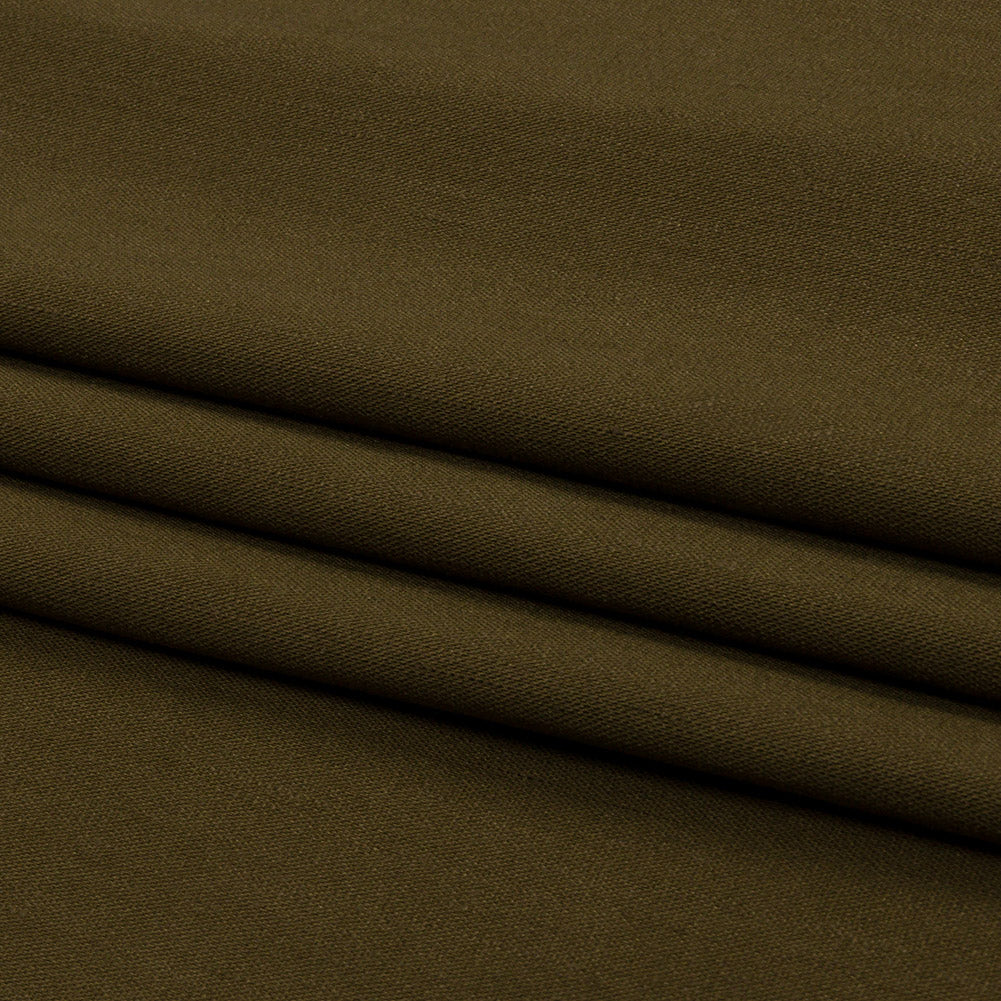 Stretch Linen Woven - Seaweed - Asturias Collection - Folded