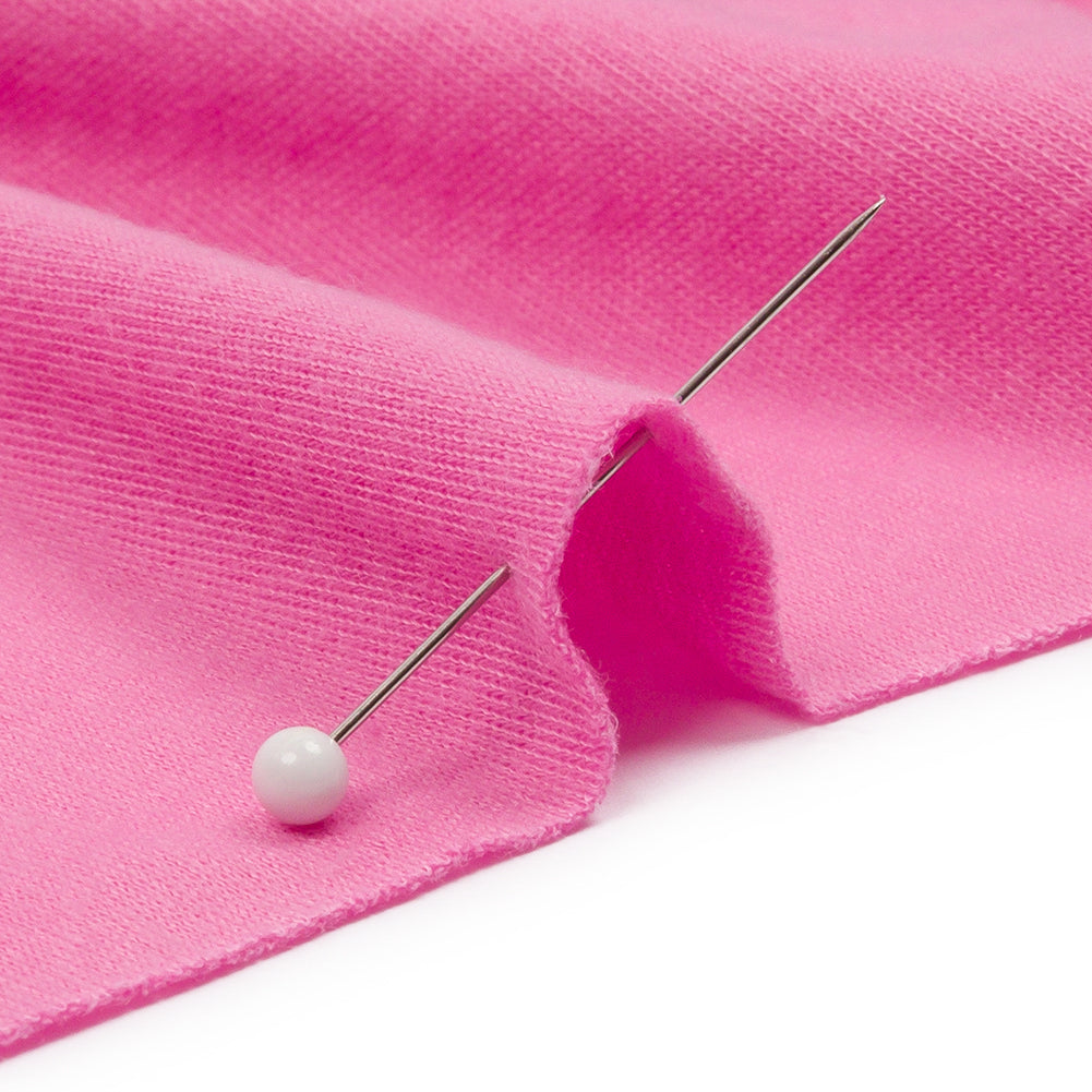 Pink Recycled Polyester Interlock Knit Detail