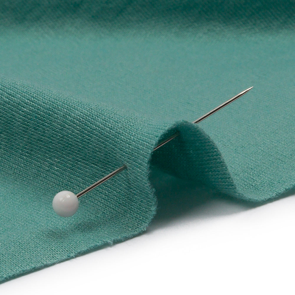 Green Recycled Polyester Interlock Knit Detail