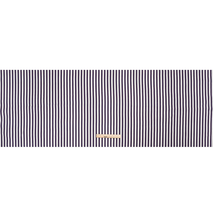 Medium Weight Linen Woven - Eggplant Stripes - Lydia Collection
