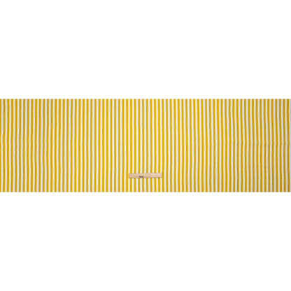 Medium Weight Linen Woven - Citrus Yellow Stripes - Lydia Collection Full