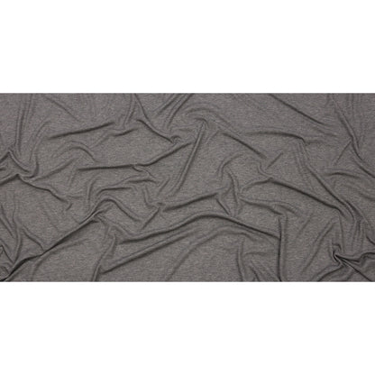 Heathered Pewter Lightweight Rayon Rib Knit Full