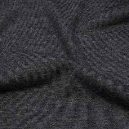 Dark Gray Heathered Polyester Jersey Detail