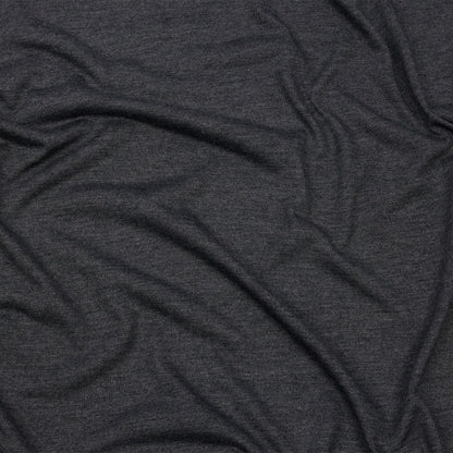 Dark Gray Heathered Polyester Jersey