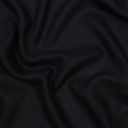 Black Wool Basketwoven