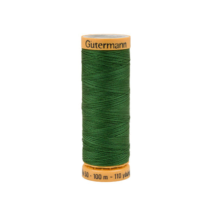 Gutermann Cotton Thread 100m - 8760 Medium Irish Green