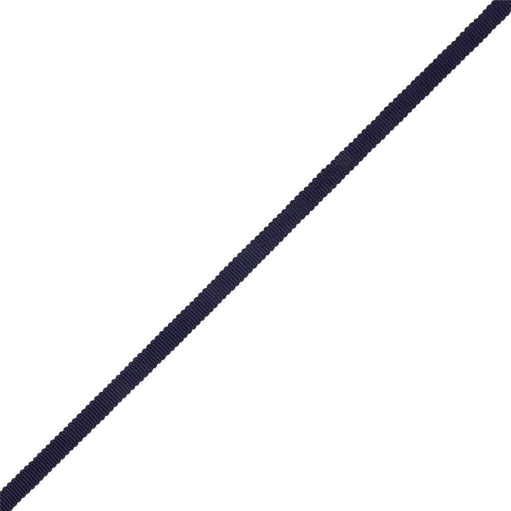 Navy Petersham Grosgrain Ribbon - 0.25"