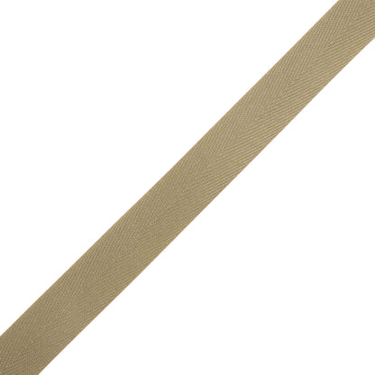 Tilly Studio Clay Herringbone Cotton Twill Tape - 15mm