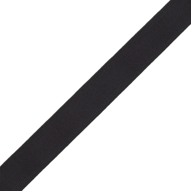 Tilly Caviar Herringbone Cotton Twill Tape - 15mm