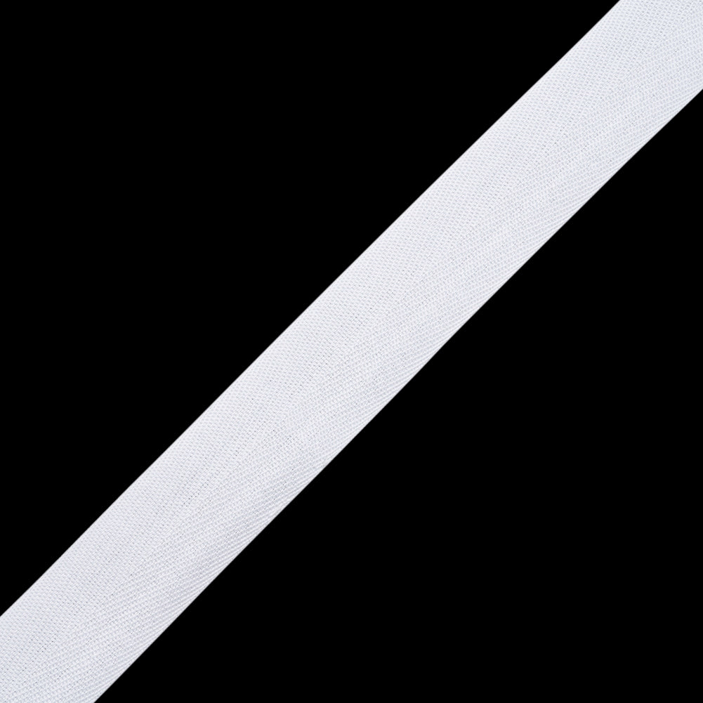 Tilly White Herringbone Cotton Twill Tape - 20mm