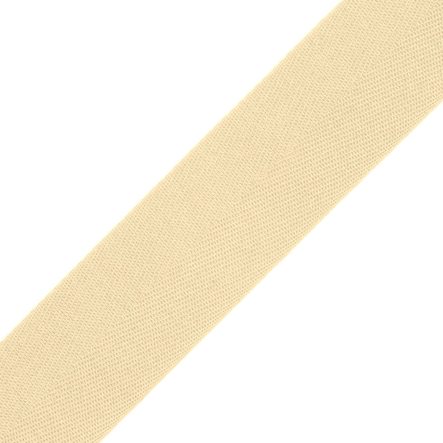 Tilly Khaki Herringbone Cotton Twill Tape - 25mm