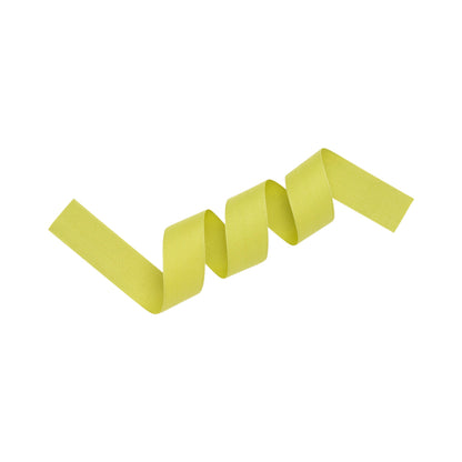 Tilly Light Chartreuse Herringbone Cotton Twill Tape - 25mm Detail