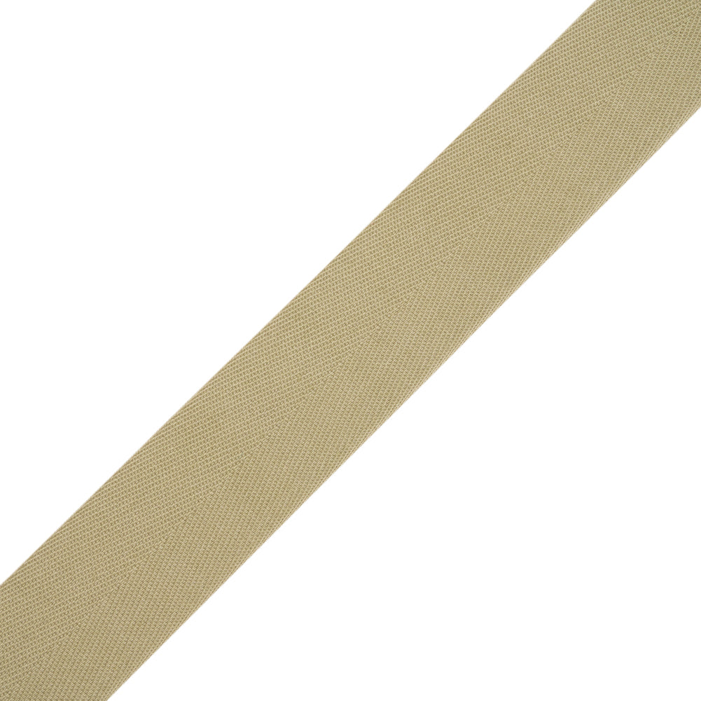 Tilly Studio Clay Herringbone Cotton Twill Tape - 25mm