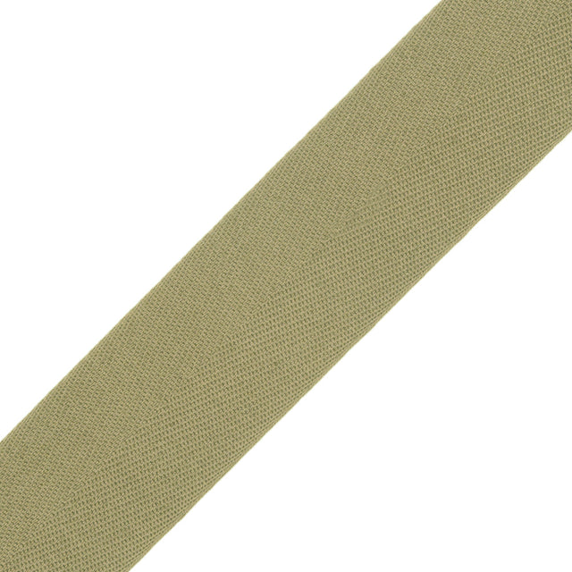 Tilly Camouflage Green Herringbone Cotton Twill Tape - 25mm
