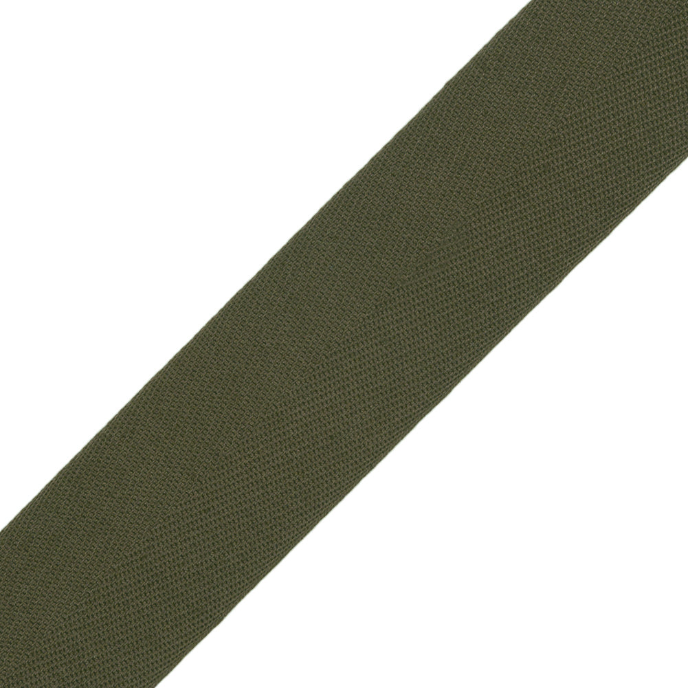 Tilly Rifle Green Herringbone Cotton Twill Tape - 25mm
