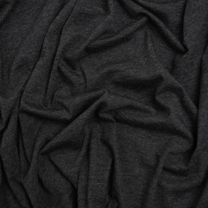 Cotton and Modal Jersey - Heathered Dark Gray