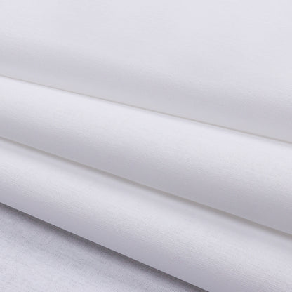 White Lightweight Cotton Buckram Folded