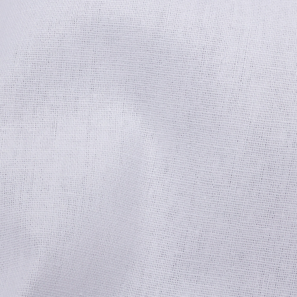 White Lightweight Cotton Buckram Detail