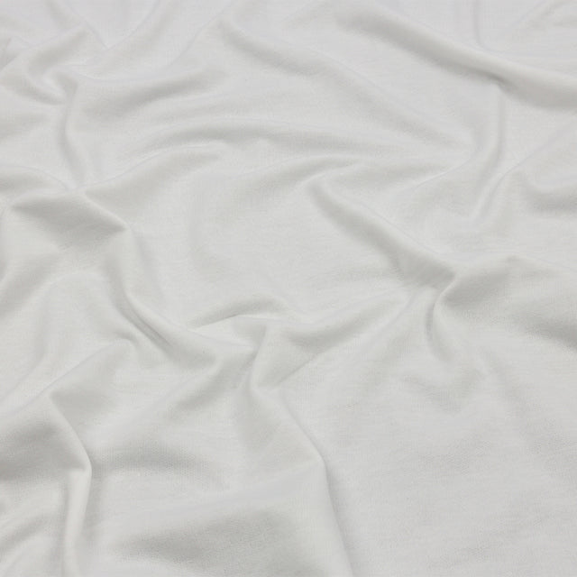 White Lightweight Polyester Sweatshirt Fleece
