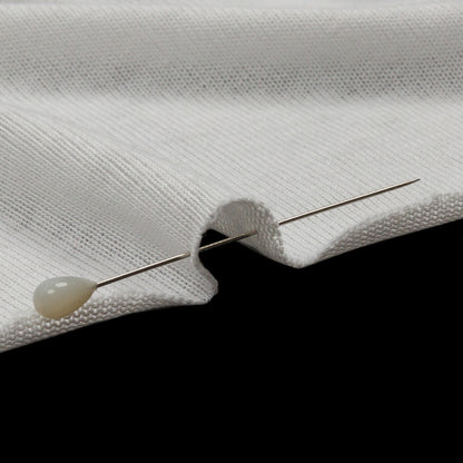 Off White Polyester Sweater Knit Detail
