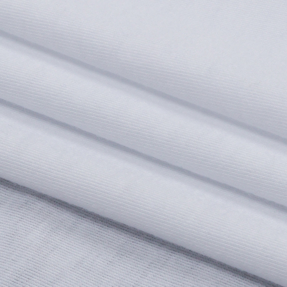 White Polyester Jersey Folded