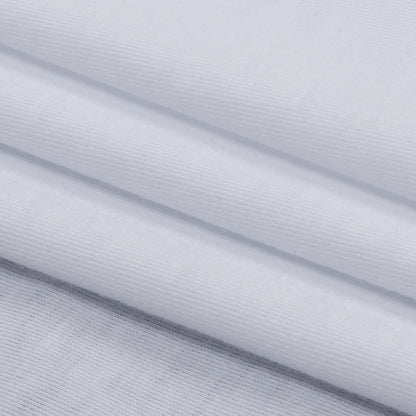 White Polyester Jersey Folded