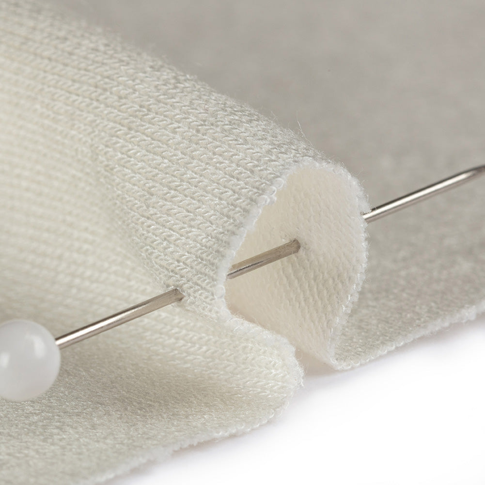 Ralph Lauren Ivory Rayon Jersey Detail