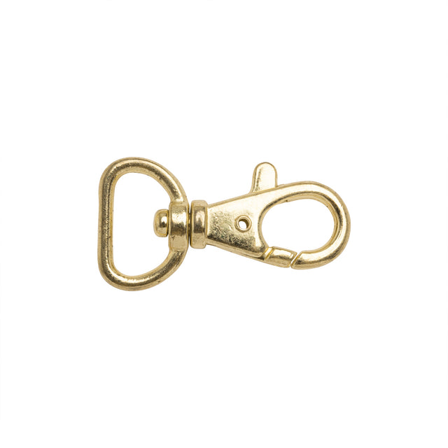 Bright Gold Metal Lobster Clasp - 1.625" x 0.875"