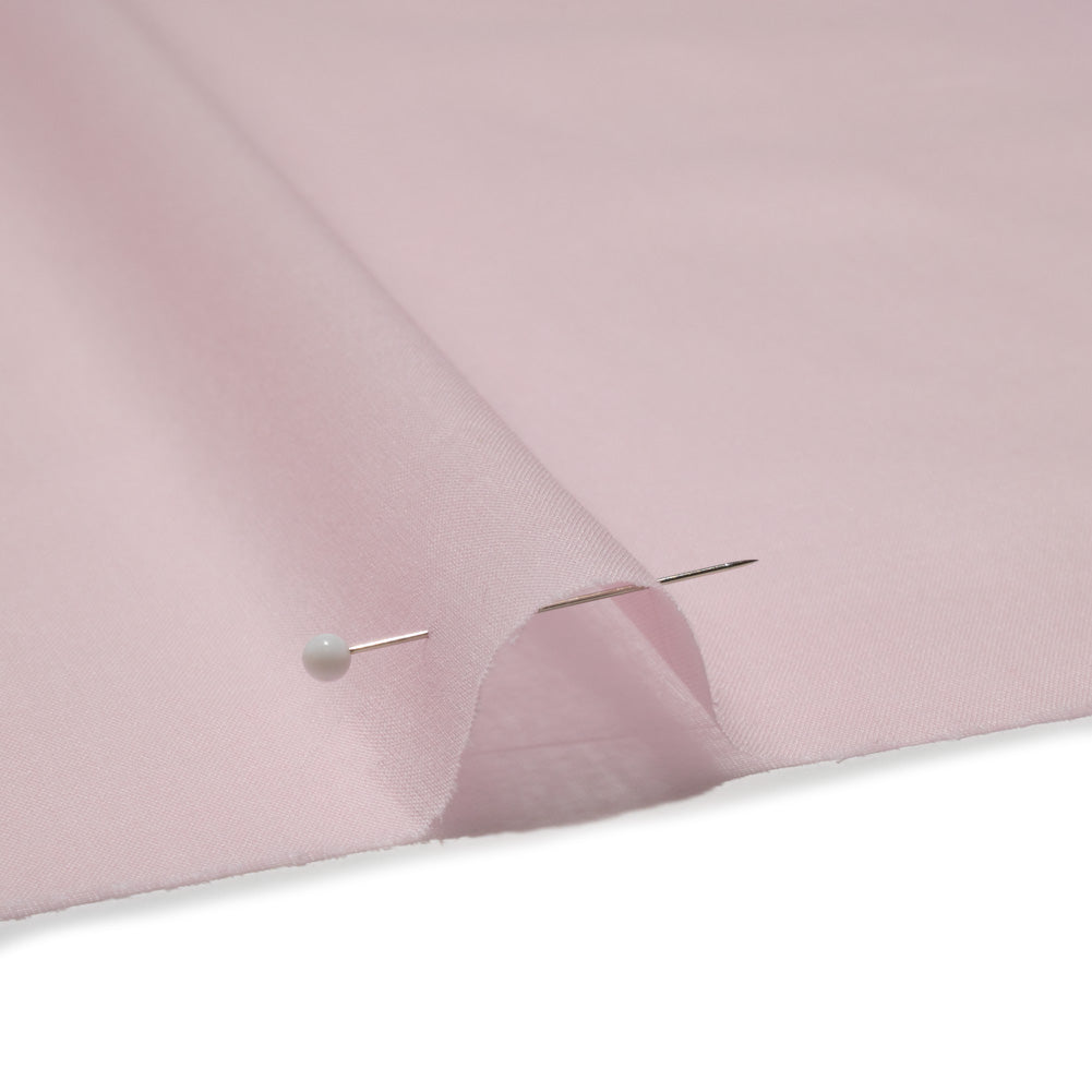 Mercerized Organic Egyptian Cotton Voile - Light Pink - Toulouse Collection - Detail