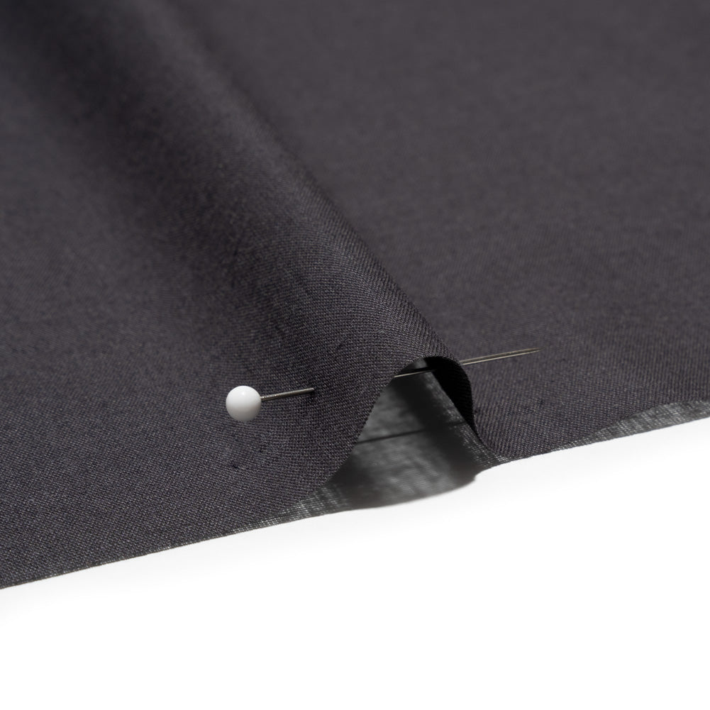 Mercerized Organic Egyptian Cotton Voile - Fig - Toulouse Collection - Detail