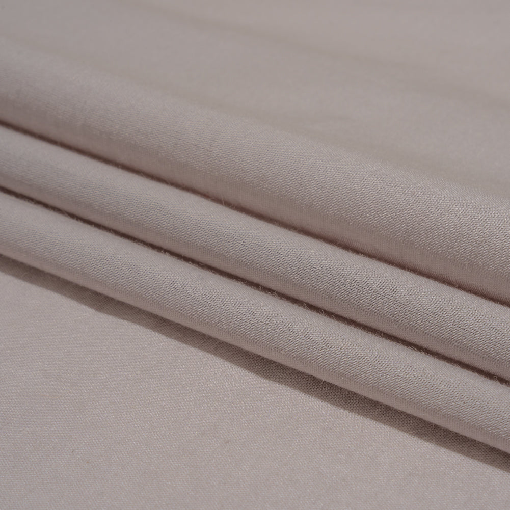 Mercerized Organic Egyptian Cotton Voile - Pewter - Toulouse Collection - Folded
