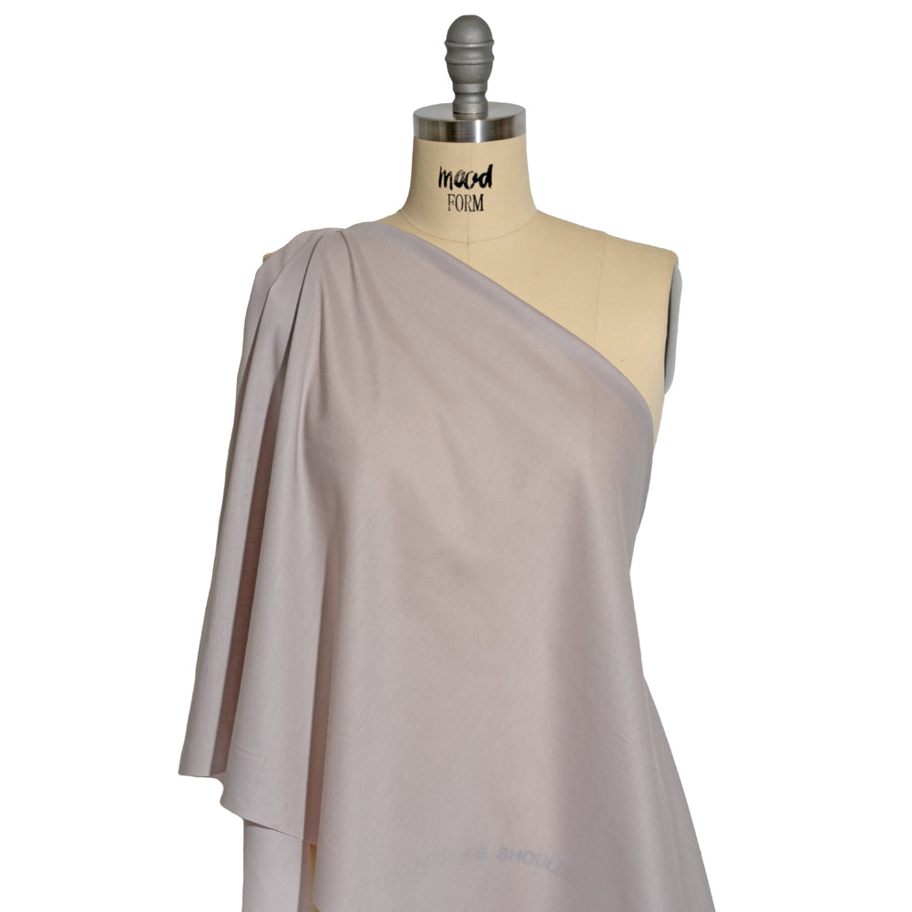 Mercerized Organic Egyptian Cotton Voile - Pewter - Toulouse Collection - Drape