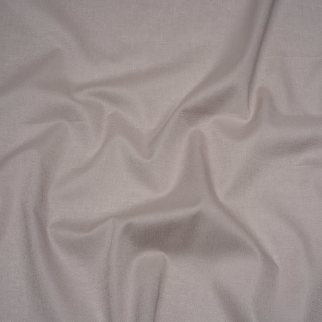 Mercerized Organic Egyptian Cotton Voile - Pewter - Toulouse Collection