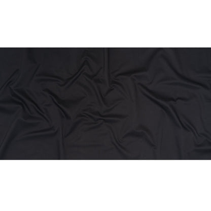 Carbon Brushed Stretch Khaki Twill - Black - Averill Collection