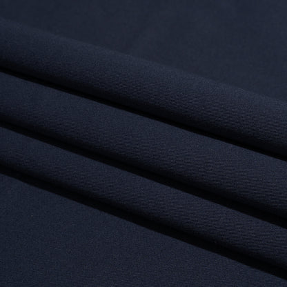 Carbon Brushed Stretch Khaki Twill - Navy - Averill Collection