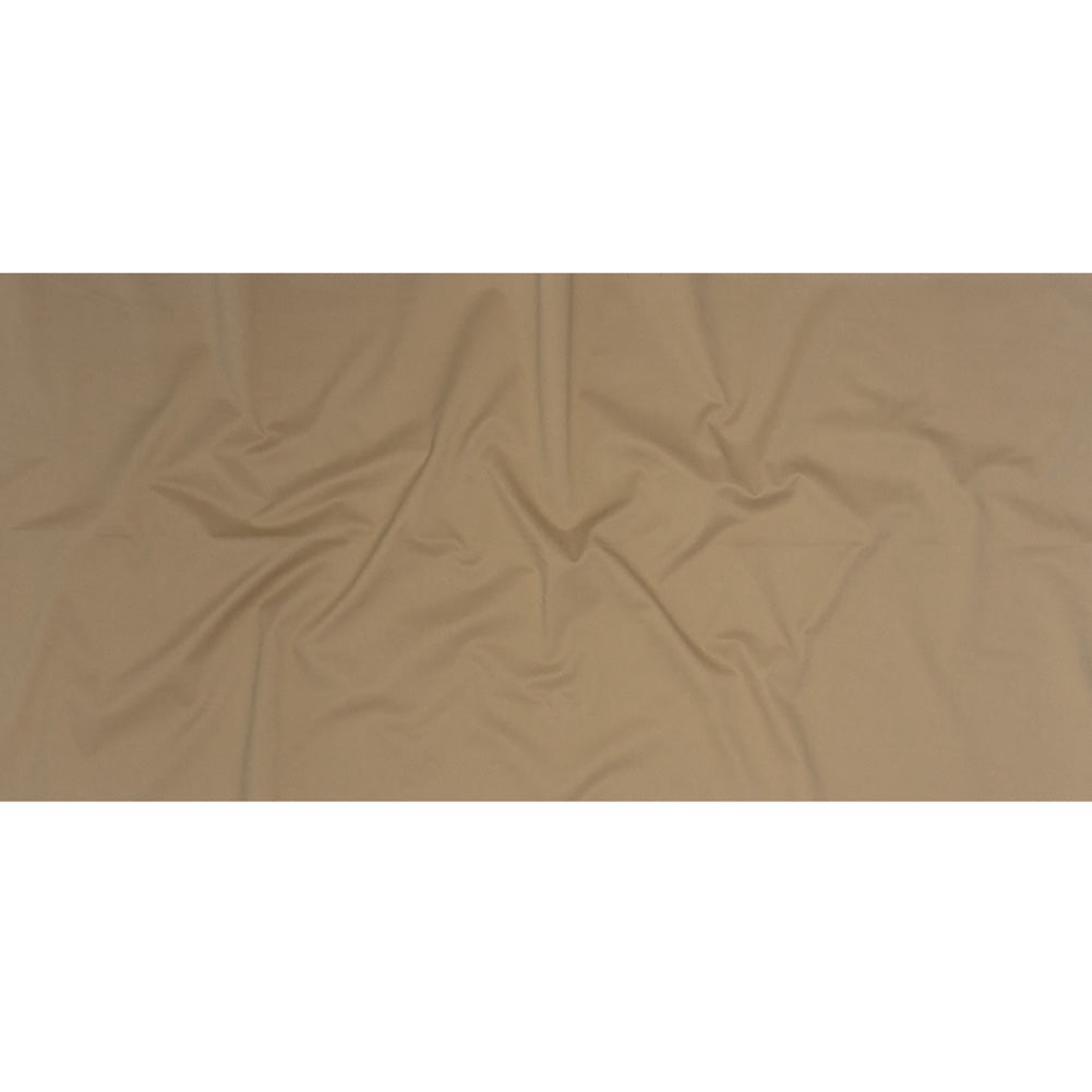 Carbon Brushed Stretch Khaki Twill - Beige - Averill Collection - Full