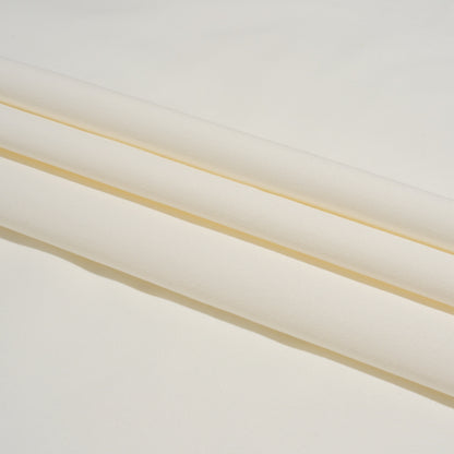 Carbon Brushed Stretch Khaki Twill - White - Averill Collection