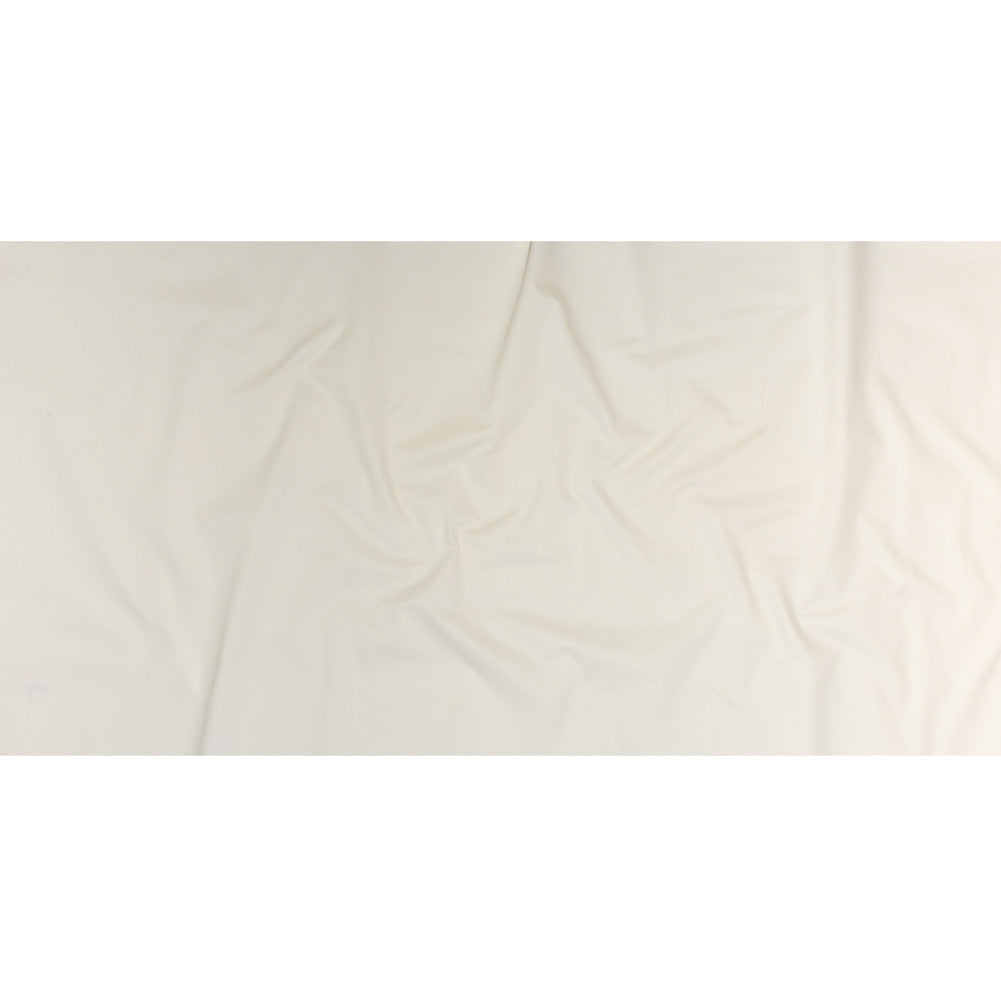 Carbon Brushed Stretch Khaki Twill - White - Averill Collection - Full