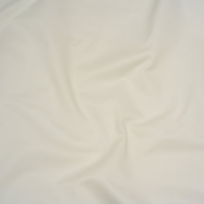 Carbon Brushed Stretch Khaki Twill - White - Averill Collection