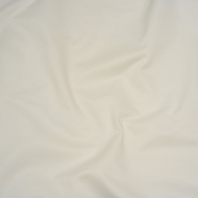 Carbon Brushed Stretch Khaki Twill - White - Averill Collection