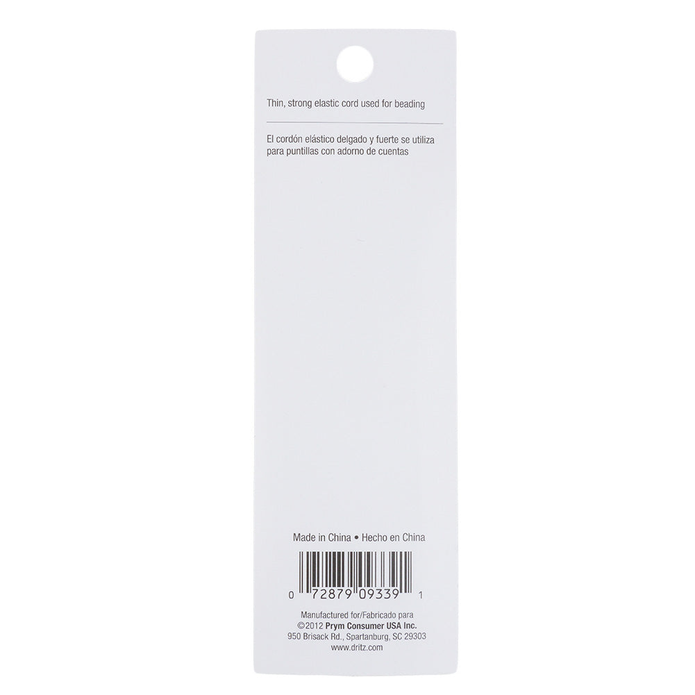 Dritz White Thin Beading Cord Elastic - 3 yd Detail