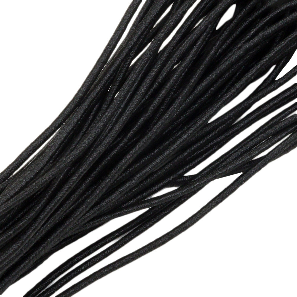 Dritz Black Beading Cord Elastic - 5 yd Folded