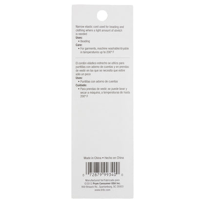 Dritz Black Beading Cord Elastic - 5 yd Detail