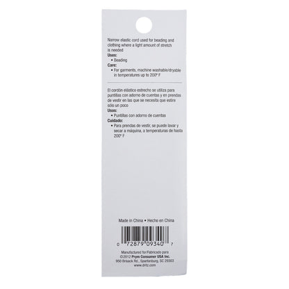 Dritz White Beading Cord Elastic - 5 yd Detail