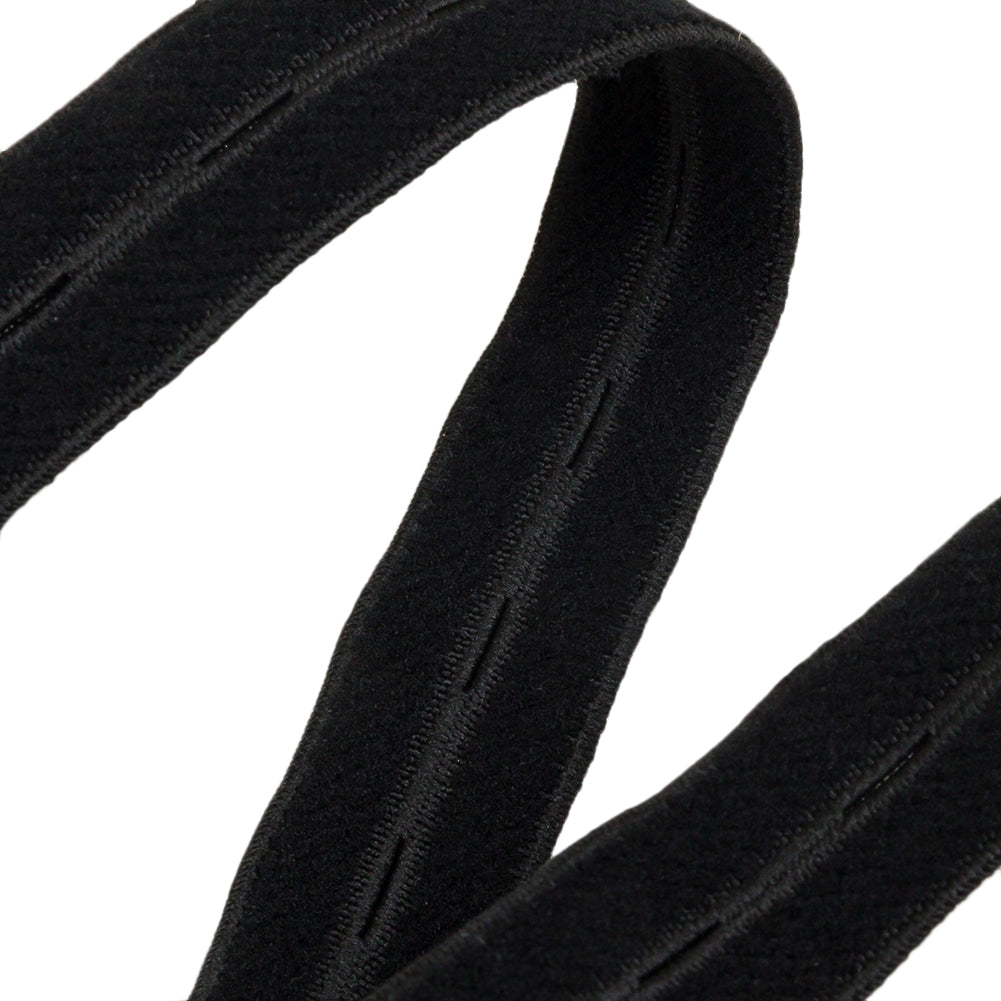 Dritz Black Button Hole Elastic - 5/8 in x 1 yd Folded