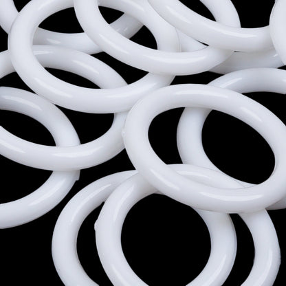 Dritz 14ct White Plastic O-Rings - 1.125" Folded