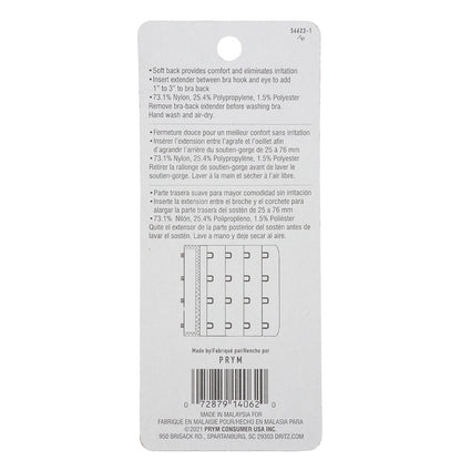 Dritz Black Bra Extender - 3" Detail