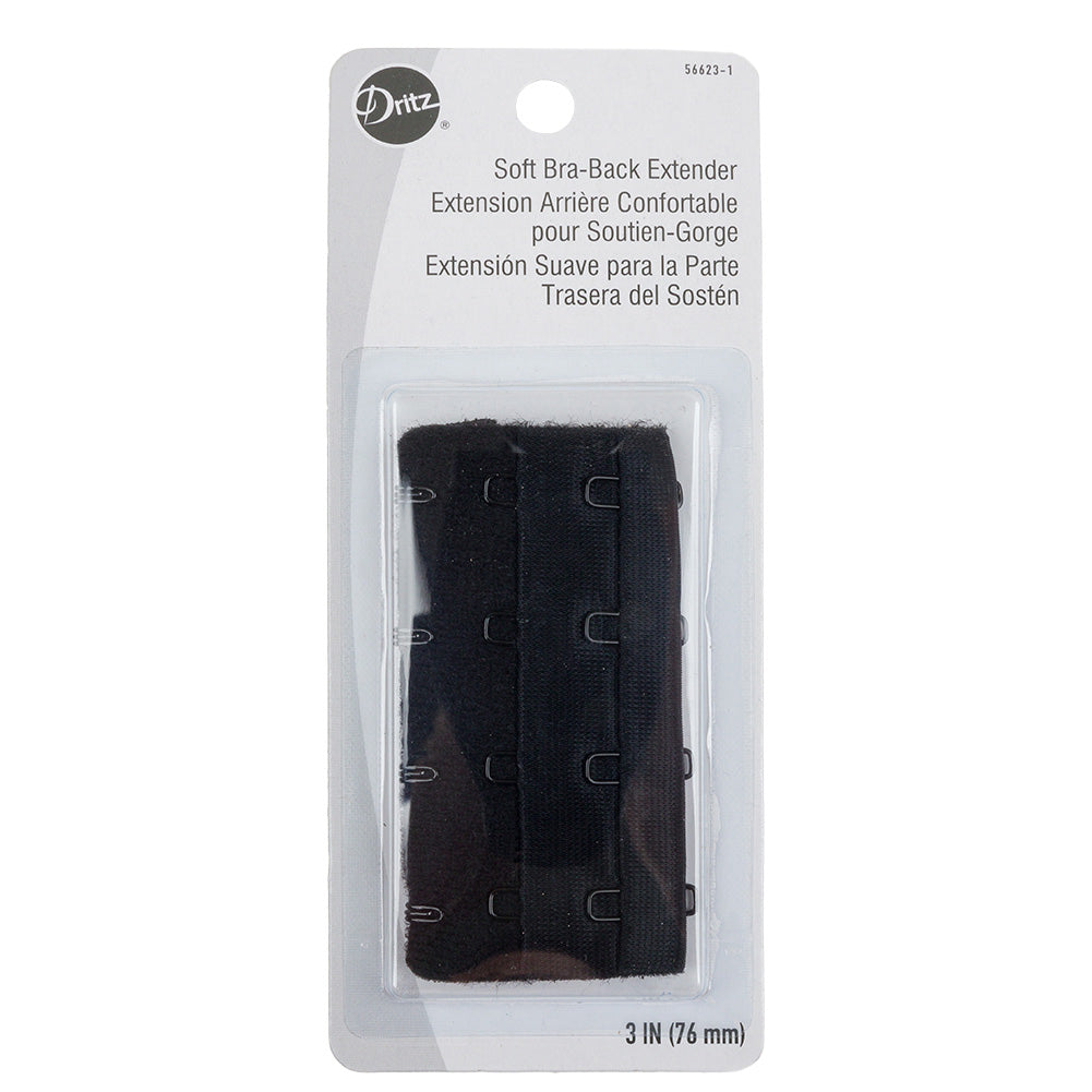 Dritz Black Bra Extender - 3"