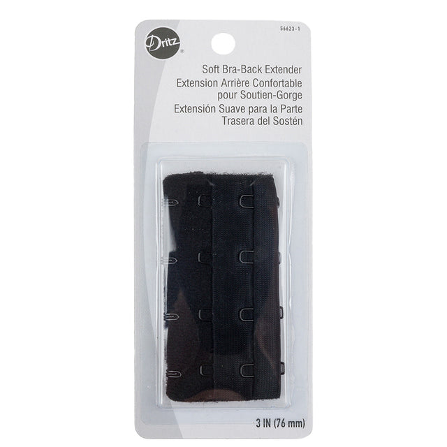 Dritz Black Bra Extender - 3"