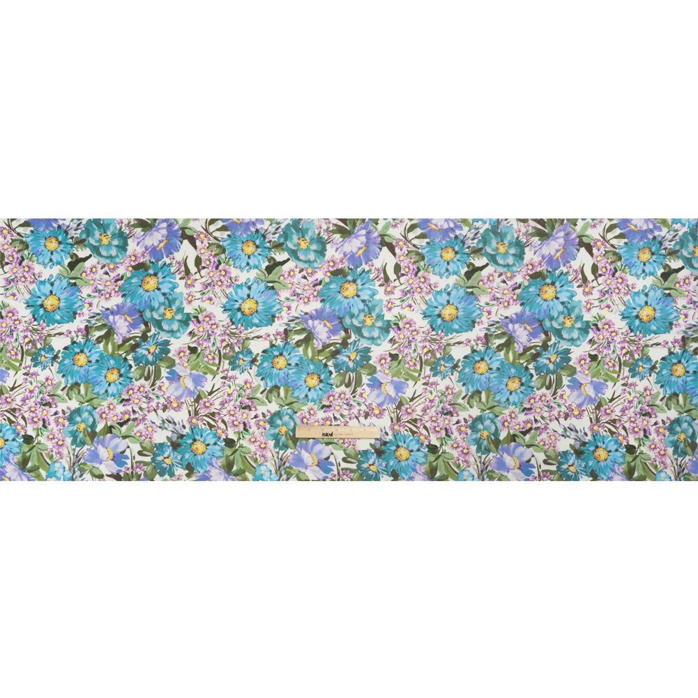 Mood Exclusive White Rhapsody in Bloom Viscose Georgette Full